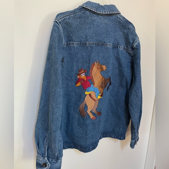 NWOT LC23 Embroidered Denim Overshirt Size XL - Picture 5 of 12